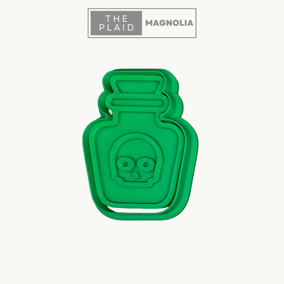 Poison Vial - Custom 3D Printed Cookie Cutter + Stamp Combo