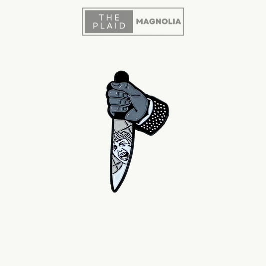 Psycho Retro Enamel Pin