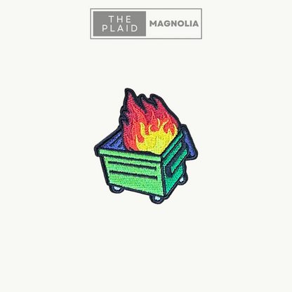 Dumpster Fire - Embroidered Patch