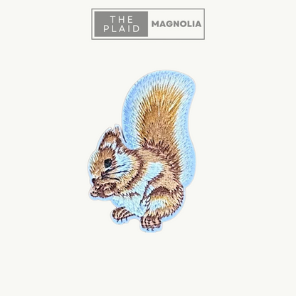 Fluffy Squirrel - Embroidered Patch