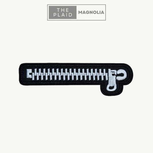 Zipper - Embroidered Patch