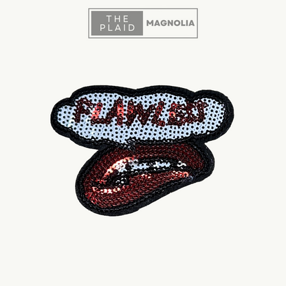 Lips, Flawless - Sequin Patch