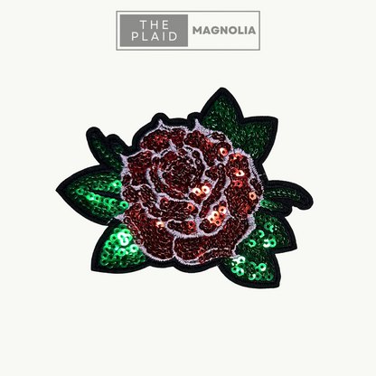 Rose - Sequin Patch