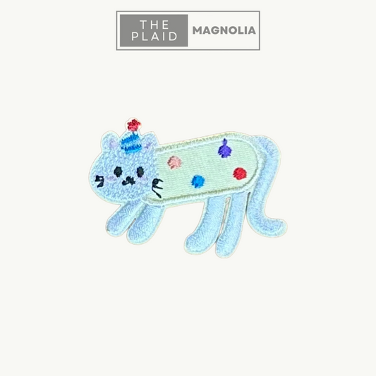 Confetti Cat - Embroidered Patch
