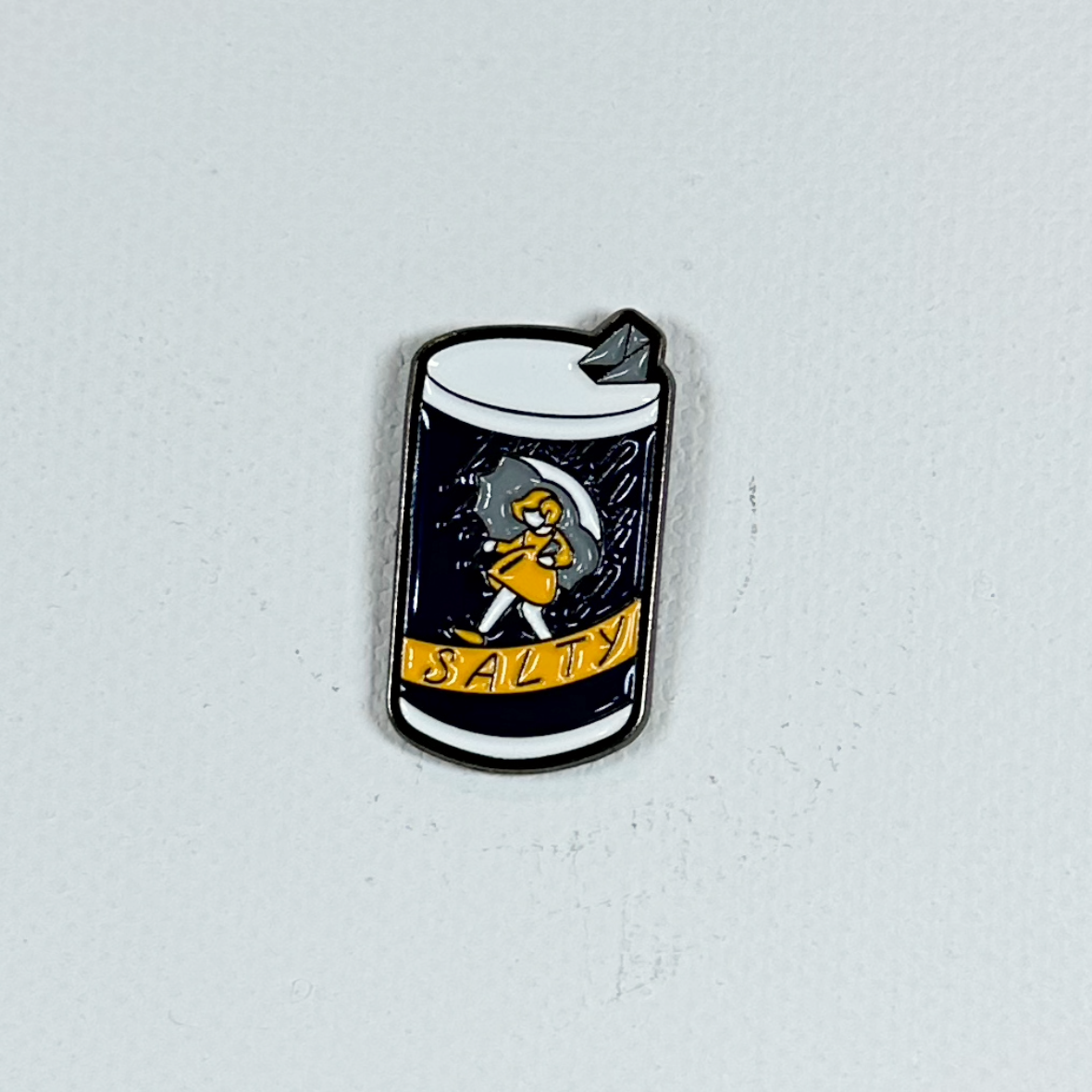 Salty Enamel Pin