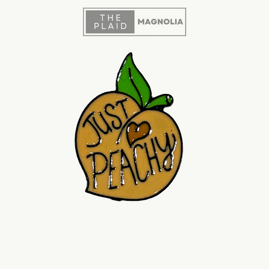 Just Peachy Enamel Pin