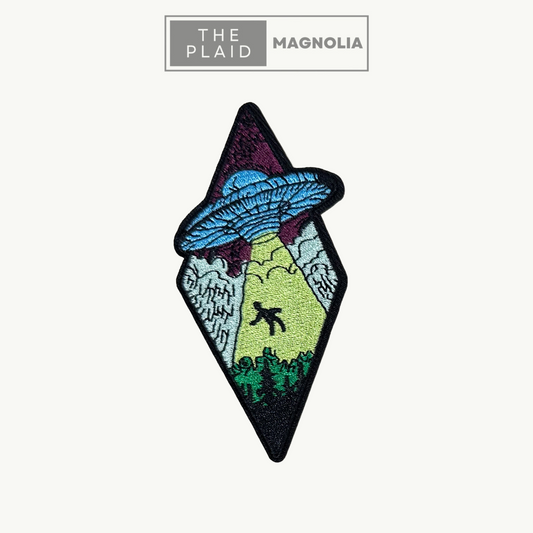 Alien Abduction - Embroidered Patch