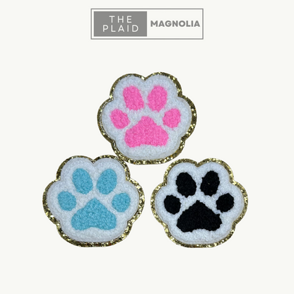 Paw Prints - Chenille Patch